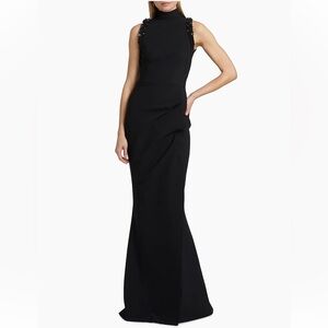 Chiara Boni Siman Beaded Jersey Gown